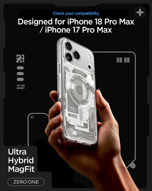 Spigen iPhone 18 Pro MAX Case Ultra Hybrid MAGFIT ZERO ONE