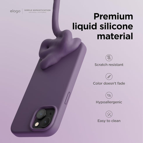 elago iPhone 15 Case Liquid Silicone