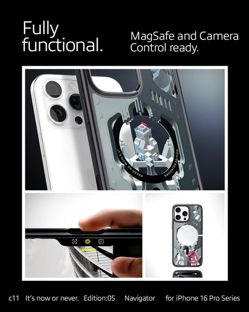 Spigen iPhone 16 Pro MAX Case Ultra Hybrid T MAGFIT NAVIGATOR