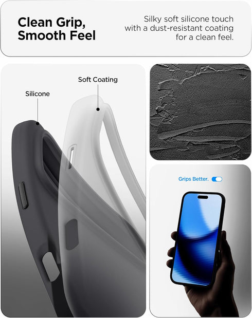 Spigen iPhone 17 Pro MAX Case Silicone Fit MAGFIT