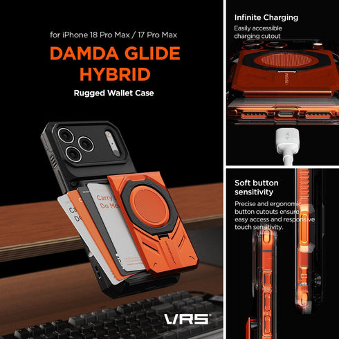 VRS Design iPhone 18 Pro MAX Case Damda Glide Hybrid