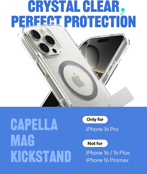 Caseology iPhone 16 PRO Case Capella MAG Kickstand