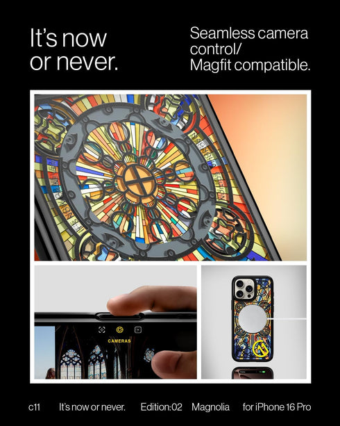 Spigen iPhone 16 PRO Case Ultra Hybrid T MAGFIT MAGNOLIA