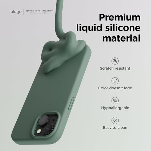 elago iPhone 15 Case Liquid Silicone