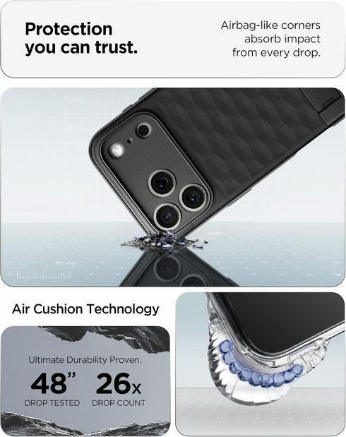 Spigen iPhone 18 Pro MAX Case Parallax S MAGFIT with Kickstand