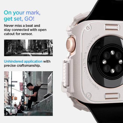 Spigen Apple Watch (46mm) Case Rugged Armor