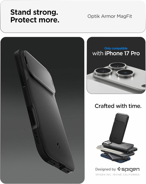 Spigen iPhone 17 PRO Case Optik Armor MAGFIT