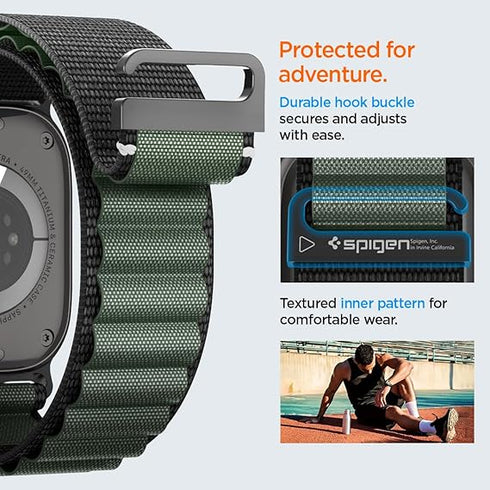 Spigen Apple Watch Band Series (49/46/45/44/42mm) WBF1 Fabric Strap