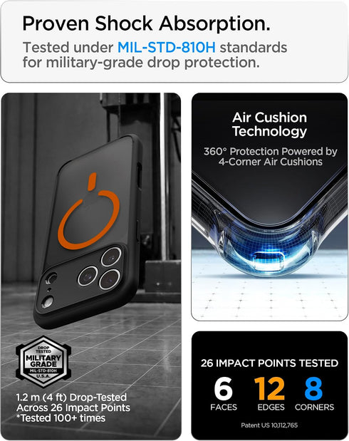 Spigen iPhone 18 Pro MAX Case Ultra Hybrid MAGFIT FROST