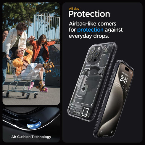 Spigen iPhone 15 Pro MAX Case Ultra Hybrid MagFit Zero One