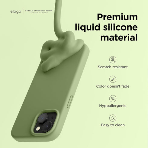 elago iPhone 15 Case Liquid Silicone