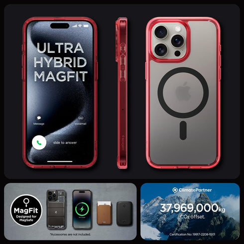 Spigen iPhone 15 PRO Case Ultra Hybrid MagFit FROST