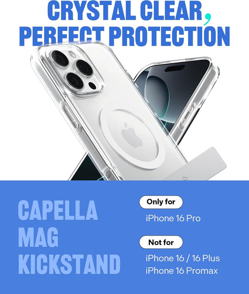 Caseology iPhone 16 PRO Case Capella MAG Kickstand