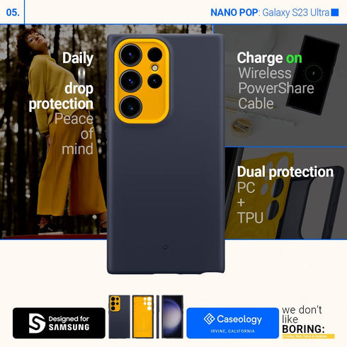 Caseology Samsung Galaxy S23 ULTRA Case Nano Pop