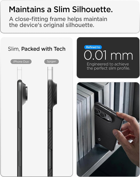 Spigen iPhone Duo Case Air Skin Aramid MAGFIT