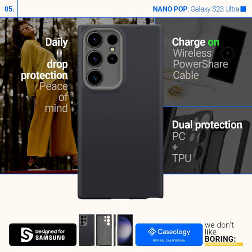 Caseology Samsung Galaxy S23 ULTRA Case Nano Pop