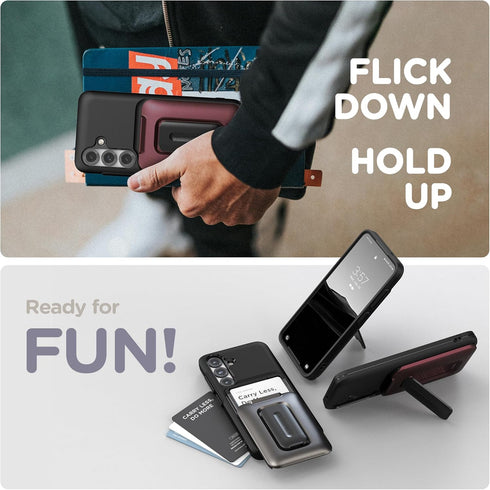 VRS Design Samsung Galaxy S25 PLUS Case D-Wallet ORB