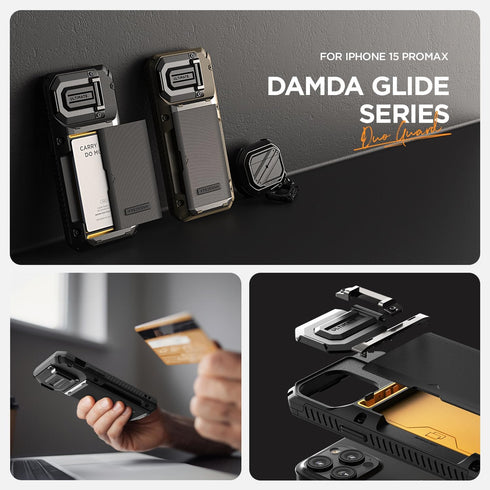 VRS Design iPhone 15 Pro MAX Case Damda Glide Duo Guard