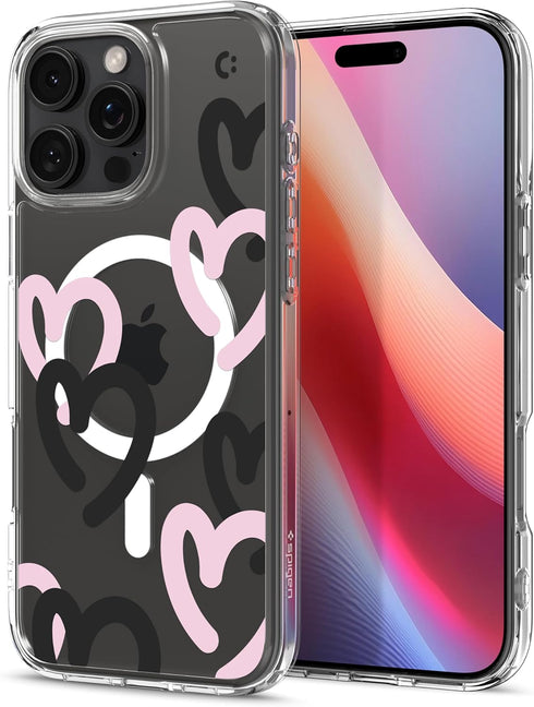 Spigen iPhone 16 PRO Case Ultra Hybrid MAGFIT HEARTS