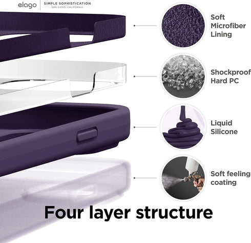 elago iPhone 14 Case Liquid Silicone