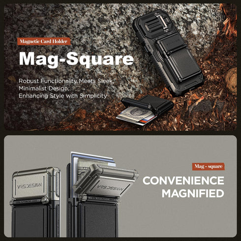 VRS Magnetic Wallet Card Holder (6 Cards)