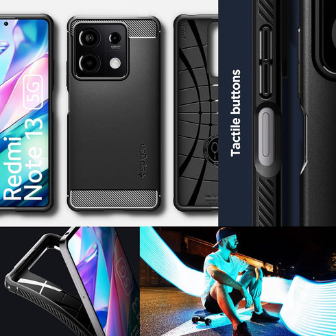 Spigen Xiaomi Redmi Note 13 5G Case Cover Rugged Armor