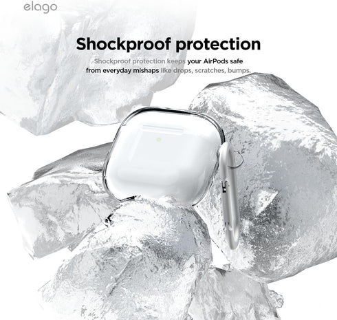 elago AirPods 4 Case Clear Hang