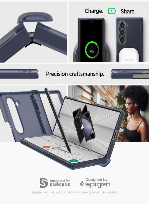 Spigen Samsung Galaxy Z Fold 6 Case Ultra Hybrid FROST