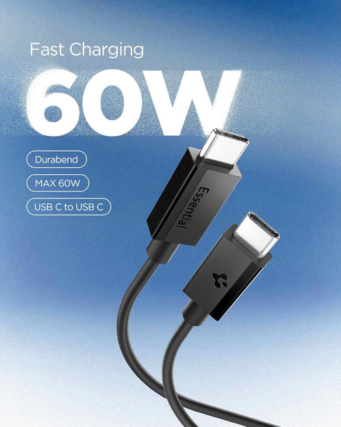 Spigen Essential USB-C to USB-C Cable 2M (60W)