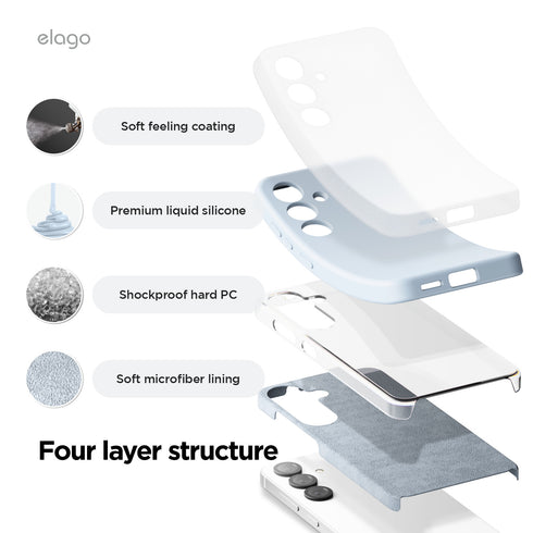 elago Samsung Galaxy S25 Case Liquid Silicone