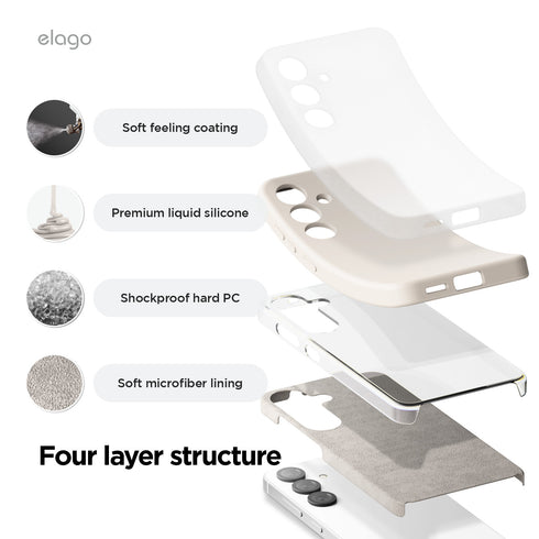 elago Samsung Galaxy S25 Case Liquid Silicone