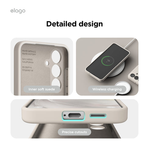 elago Samsung Galaxy S25 Case Liquid Silicone