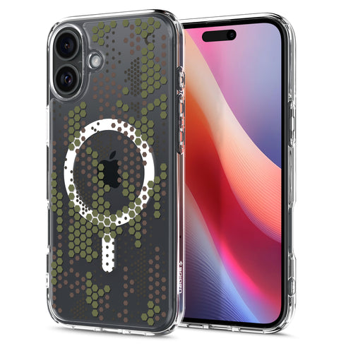Spigen iPhone 16 PLUS Case Ultra Hybrid MAGFIT CAMO