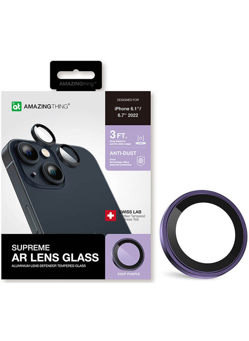 Amazing Thing iPhone 14 / iPhone 14 PLUS Camera Lens Protector SUPREME AR Lens