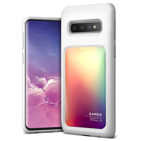 VRS Design Samsung Galaxy S10 case cover Damda High Pro Shield - Orange Purple