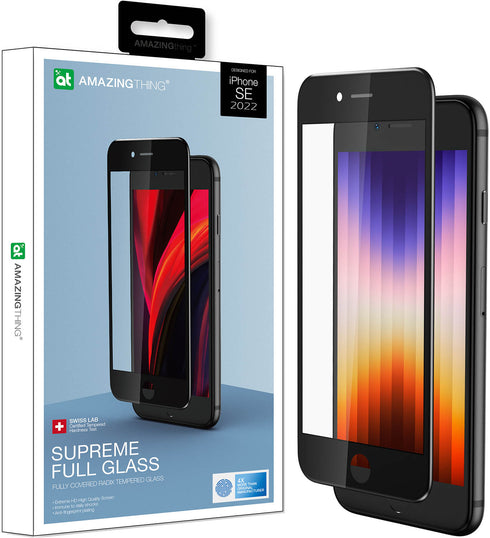 Amazing Thing iPhone SE 3 Tempered Glass Screen Protector Full Cover