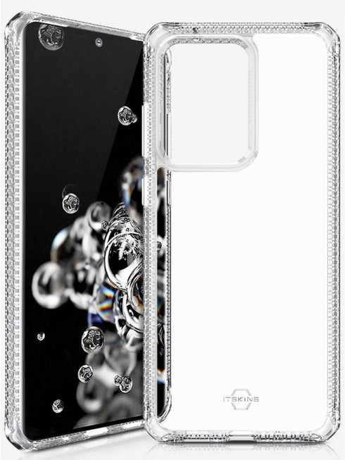 ITskins Samsung Galaxy S20 ULTRA case cover Hybrid Clear - Crystal Clear