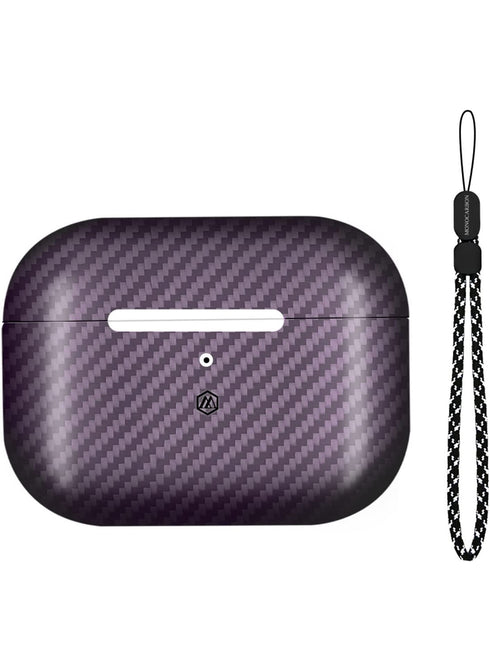 MONOCARBON AirPods PRO 2 Case Real Carbon Fiber