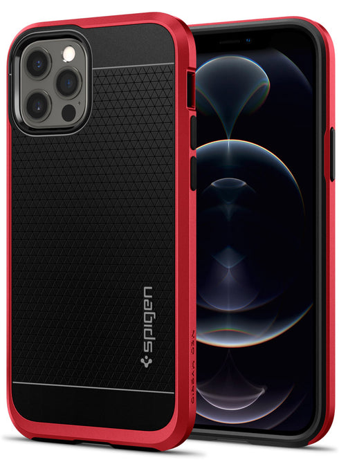 Spigen iPhone 12 and iPhone 12 PRO case cover Neo Hybrid - Red