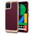Spigen Google Pixel 4 XL case cover Neo Hybrid - Burgundy with Gold frame