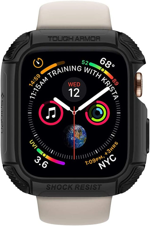 Spigen Apple Watch (44mm) case cover Tough Armor - Black