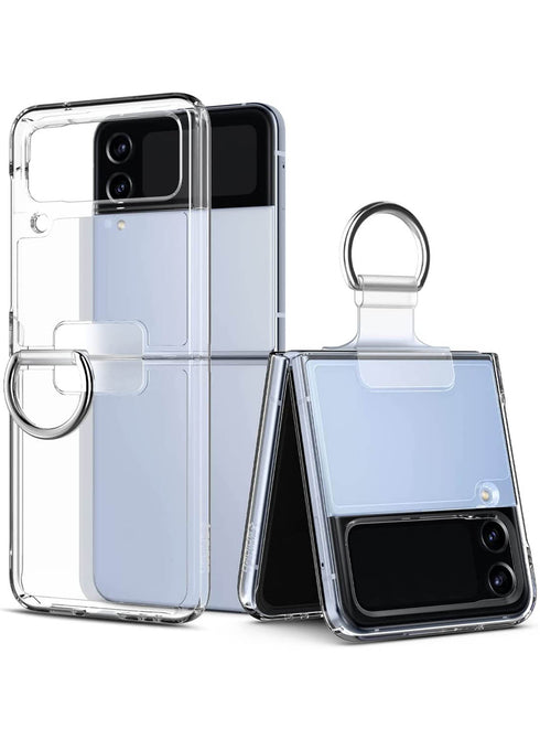Spigen Samsung Galaxy Z Flip 4 Case Thin Fit Ring - Crystal Clear