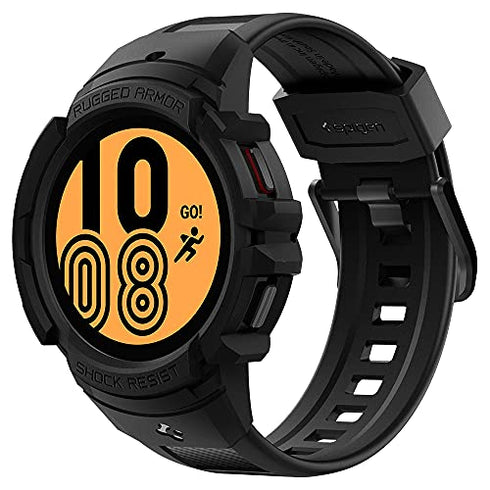 Spigen Samsung Galaxy Watch 4 (44mm) Band with Case Rugged Armor PRO