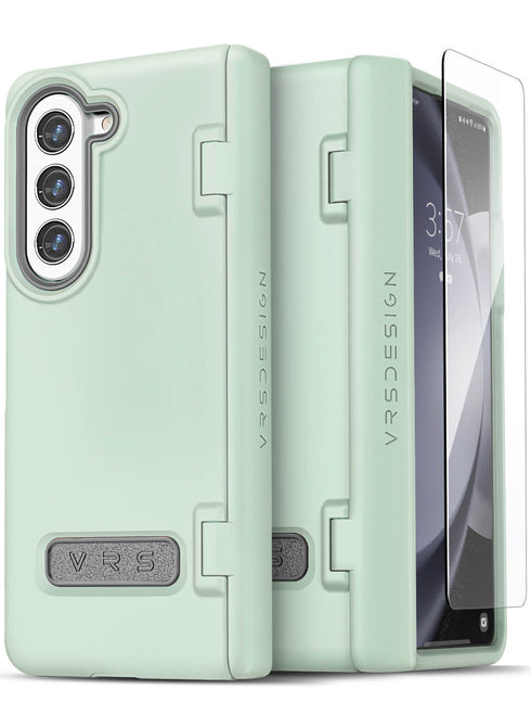 VRS Design Samsung Galaxy Z Fold 5 Case Terra Guard MODERN with Front Screen Protector