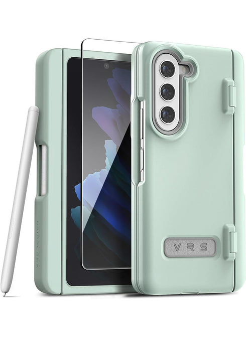 VRS Design Samsung Galaxy Z Fold 5 Case Terra Guard MODERN with S-Pen Holder and Front Screen Protector