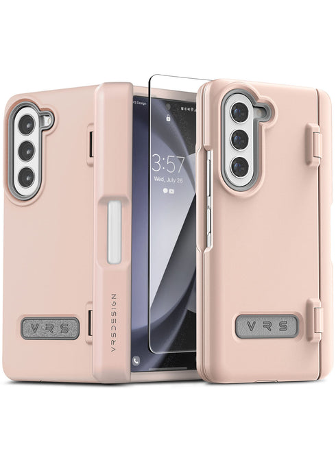 VRS Design Samsung Galaxy Z Fold 5 Case Terra Guard MODERN with S-Pen Holder and Front Screen Protector