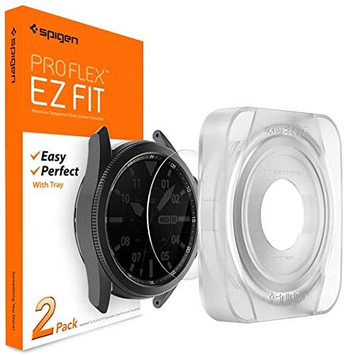 Spigen Samsung Galaxy Watch 3 (45mm) GLAStR EZ Fit Tempered Glass Screen Protector