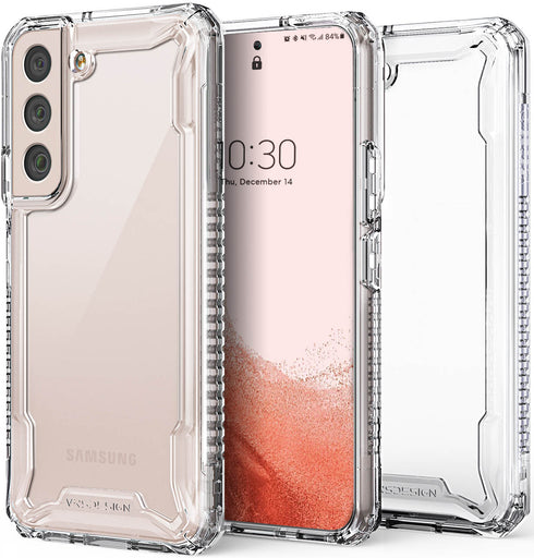 VRS Design Samsung Galaxy S22 Case Terra Guard Crystal
