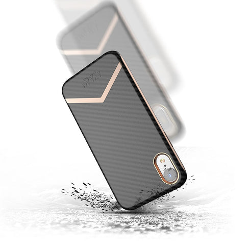 ITskins iPhone XR case cover Avana Must- Karbon