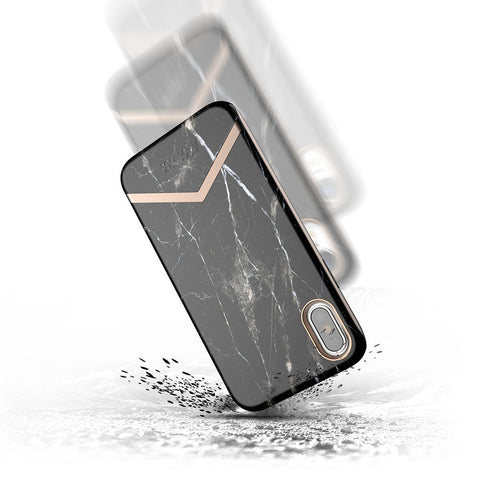ITskins iPhone X and iPhone XS case cover Avana Must - Carbon Marble